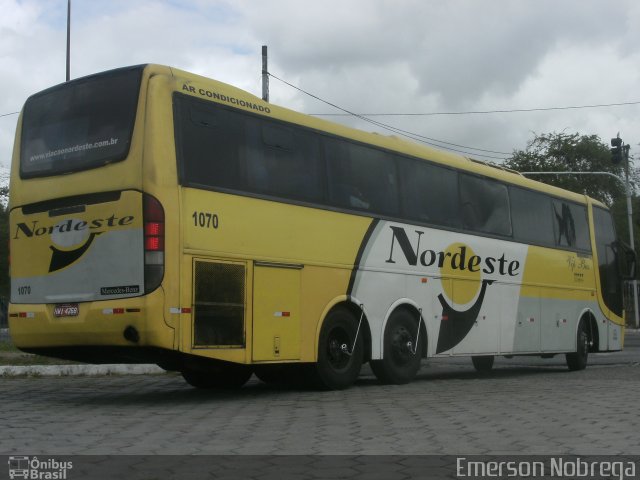 Viação Nordeste 1070 na cidade de João Pessoa, Paraíba, Brasil, por Emerson Nobrega. Número da foto: #1361275.