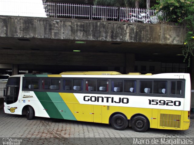 Empresa Gontijo de Transportes 15920 na cidade de Belo Horizonte, Minas Gerais, Brasil, por Mairo de Magalhães. ID da foto: 1359944.