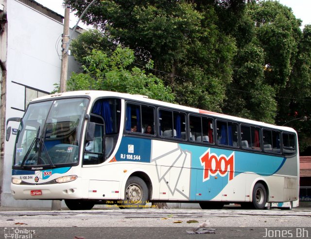 Auto Viação 1001 RJ 108.544 na cidade de Rio de Janeiro, Rio de Janeiro, Brasil, por Jones Bh. Número da foto: #1360507.