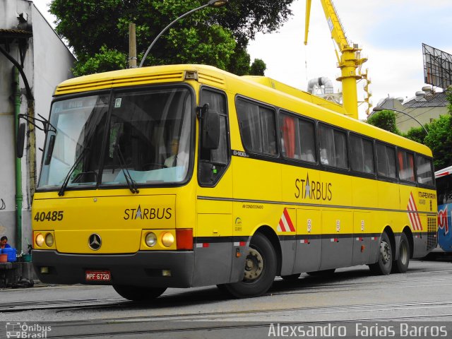 Viação Itapemirim 40485 na cidade de Rio de Janeiro, Rio de Janeiro, Brasil, por Alexsandro  Farias Barros. ID da foto: 1359395.