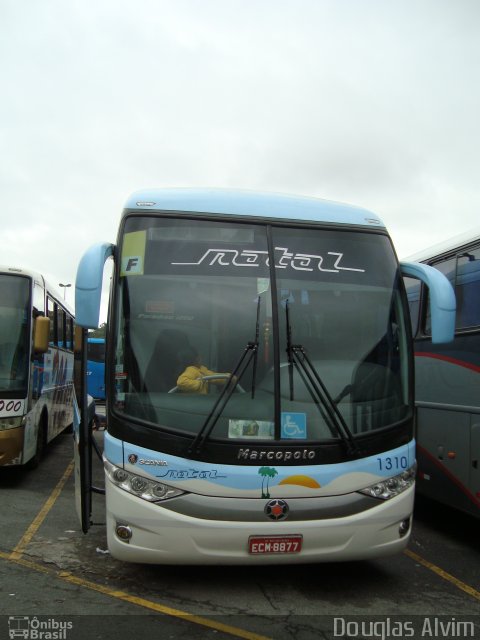 Transportadora Turística Natal 1310 na cidade de Aparecida, São Paulo, Brasil, por Douglas Alvim. Número da foto: #1361824.