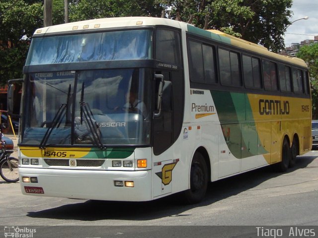 Empresa Gontijo de Transportes 15405 na cidade de Coronel Fabriciano, Minas Gerais, Brasil, por Tiago  Alves. ID da foto: 1362904.