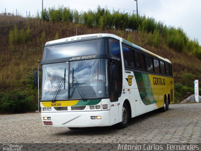 Empresa Gontijo de Transportes 5835 na cidade de João Monlevade, Minas Gerais, Brasil, por Antonio Carlos Fernandes. Número da foto: #1361767.