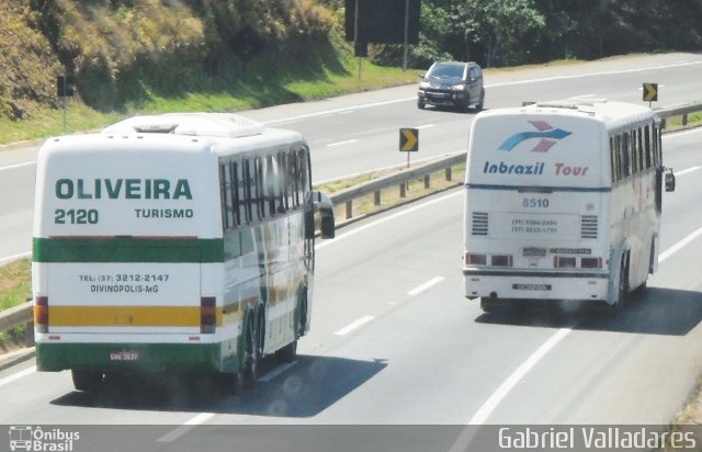 Oliveira Turismo 2120 na cidade de Ribeirão Vermelho, Minas Gerais, Brasil, por Gabriel Valladares. Número da foto: #1362526.