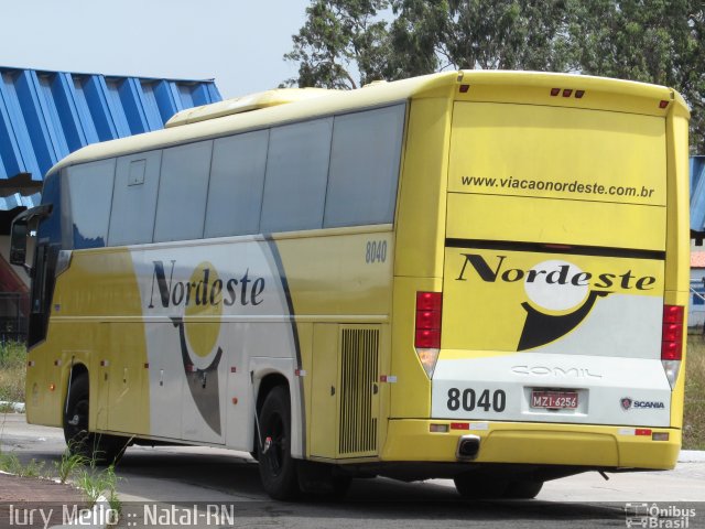 Viação Nordeste 8040 na cidade de Natal, Rio Grande do Norte, Brasil, por Iury  Mello. Número da foto: #1363107.