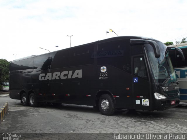 Viação Garcia 7002 na cidade de São Paulo, São Paulo, Brasil, por Fabiano de Oliveira Prado. Número da foto: #1364045.