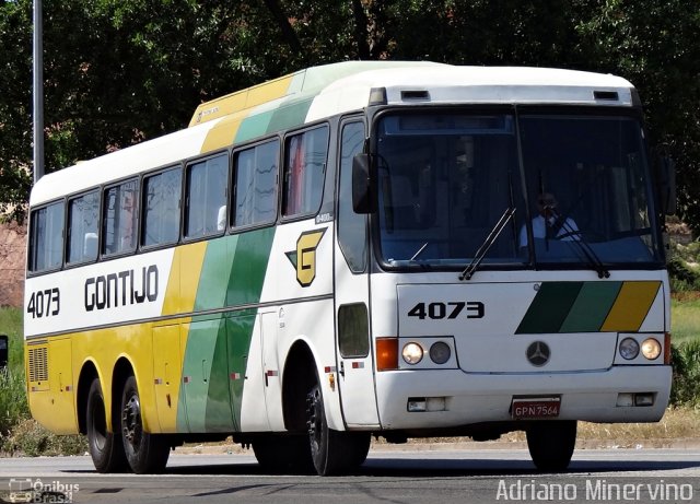 Empresa Gontijo de Transportes 4073 na cidade de Governador Valadares, Minas Gerais, Brasil, por Adriano Minervino. ID da foto: 1364832.