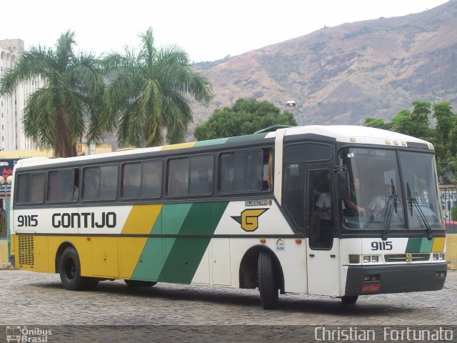 Empresa Gontijo de Transportes 9115 na cidade de Governador Valadares, Minas Gerais, Brasil, por Christian  Fortunato. ID da foto: 1363918.