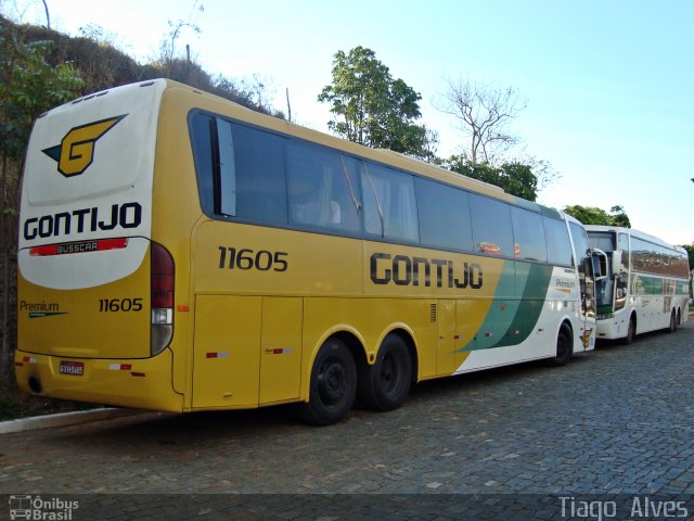 Empresa Gontijo de Transportes 11605 na cidade de João Monlevade, Minas Gerais, Brasil, por Tiago  Alves. Número da foto: #1367227.