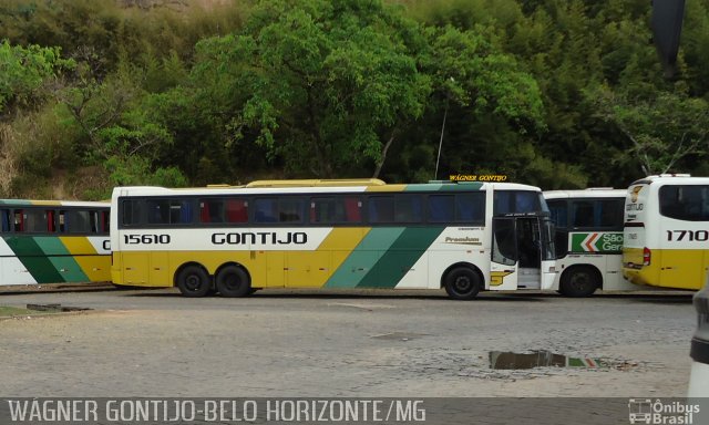 Empresa Gontijo de Transportes 15610 na cidade de Belo Horizonte, Minas Gerais, Brasil, por Wagner Gontijo Várzea da Palma-mg. Número da foto: #1367391.