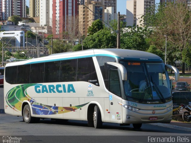 Viação Garcia 7276 na cidade de Ribeirão Preto, São Paulo, Brasil, por Fernando Reis. Número da foto: #1365851.