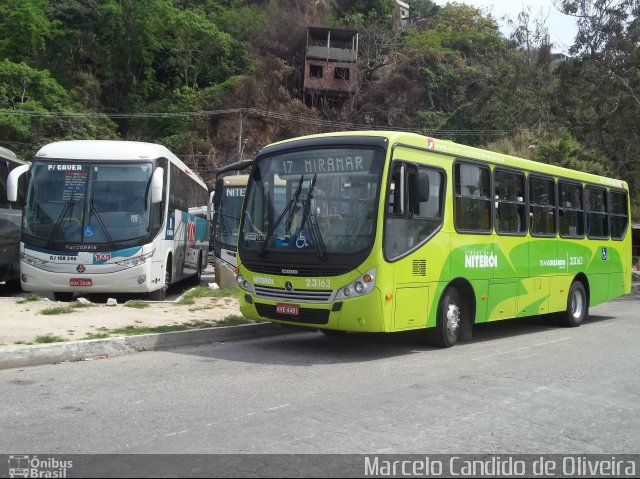 Expresso Miramar 2.3.163 na cidade de Niterói, Rio de Janeiro, Brasil, por Marcelo Candido de Oliveira. ID da foto: 1366632.