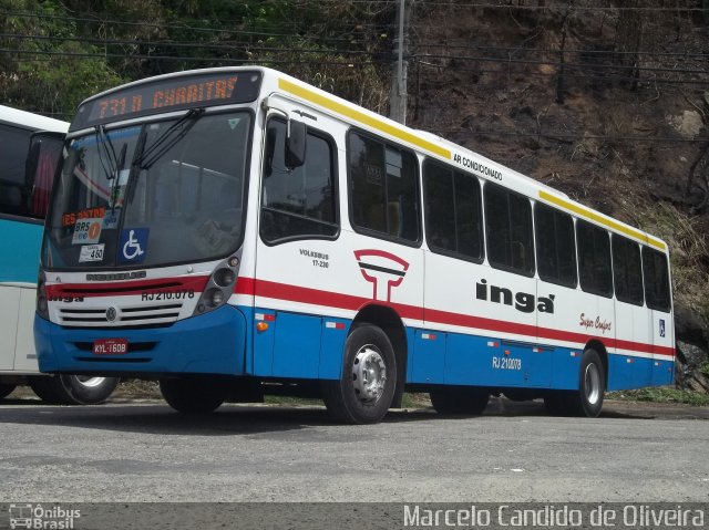 Auto Lotação Ingá RJ 210.078 na cidade de Niterói, Rio de Janeiro, Brasil, por Marcelo Candido de Oliveira. Número da foto: #1366619.