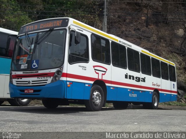 Auto Lotação Ingá RJ 210.078 na cidade de Niterói, Rio de Janeiro, Brasil, por Marcelo Candido de Oliveira. ID da foto: 1366619.