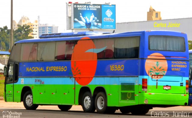 Nacional Expresso 16380 na cidade de Goiânia, Goiás, Brasil, por Carlos Júnior. Número da foto: #1369094.