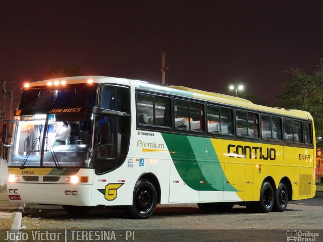 Empresa Gontijo de Transportes 11465 na cidade de Teresina, Piauí, Brasil, por João Victor. ID da foto: 1369322.