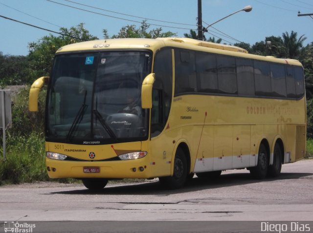 Viação Itapemirim 5011 na cidade de Jaboatão dos Guararapes, Pernambuco, Brasil, por Diego Dias. ID da foto: 1368130.