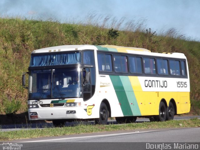 Empresa Gontijo de Transportes 15515 na cidade de Três Corações, Minas Gerais, Brasil, por Douglas Mariano. ID da foto: 1368195.