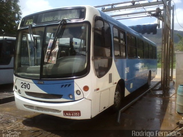Transportes Além Paraíba 290 na cidade de Além Paraíba, Minas Gerais, Brasil, por Rodrigo Fernades. Número da foto: #1369484.