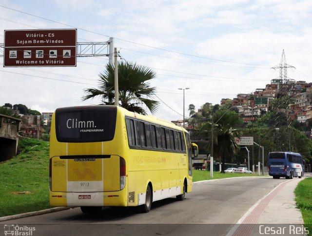 Viação Itapemirim 9713 na cidade de Vitória, Espírito Santo, Brasil, por César Ônibus. ID da foto: 1368689.