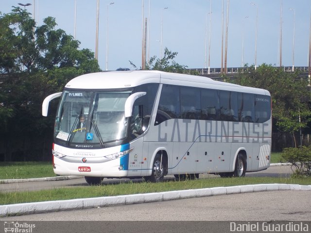 Auto Viação Catarinense 3319 na cidade de Florianópolis, Santa Catarina, Brasil, por Daniel Guardiola. Número da foto: #1370799.