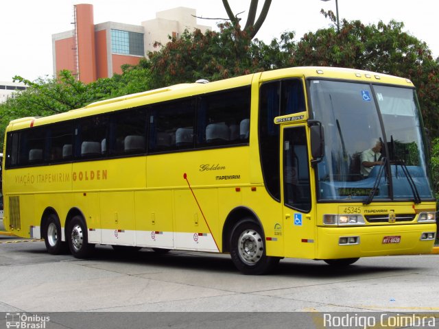 Viação Itapemirim 45345 na cidade de São Paulo, São Paulo, Brasil, por Rodrigo Coimbra. Número da foto: #1370339.