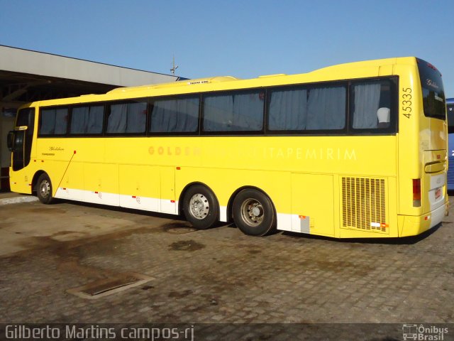 Viação Itapemirim 45335 na cidade de Campos dos Goytacazes, Rio de Janeiro, Brasil, por Gilberto Martins. Número da foto: #1371450.