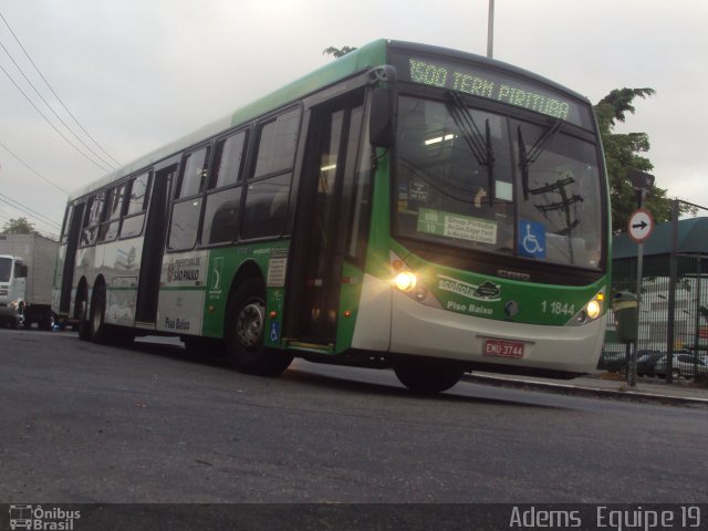 Viação Santa Brígida 1 1844 na cidade de São Paulo, São Paulo, Brasil, por Adems  Equipe 19. Número da foto: #1370844.
