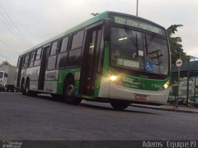 Viação Santa Brígida 1 1844 na cidade de São Paulo, São Paulo, Brasil, por Adems  Equipe 19. ID da foto: 1370844.