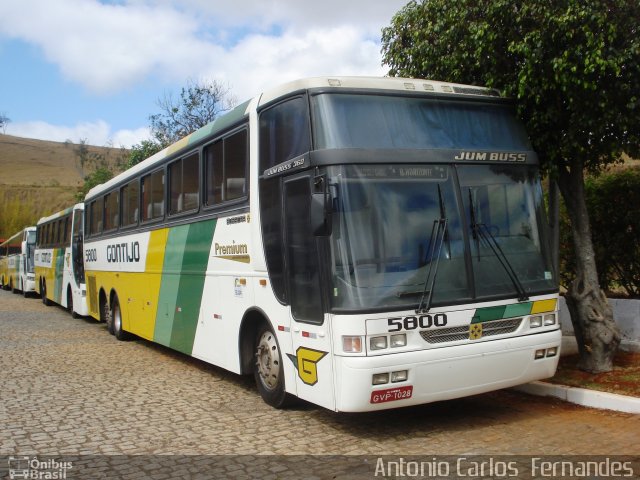 Empresa Gontijo de Transportes 5800 na cidade de João Monlevade, Minas Gerais, Brasil, por Antonio Carlos Fernandes. ID da foto: 1370141.