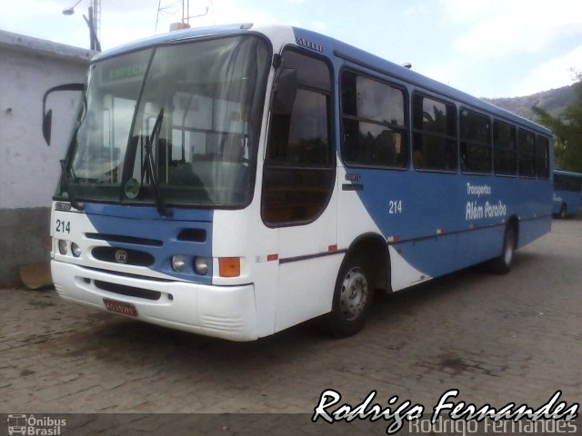Transportes Além Paraíba 214 na cidade de Além Paraíba, Minas Gerais, Brasil, por Rodrigo Fernades. Número da foto: #1370210.
