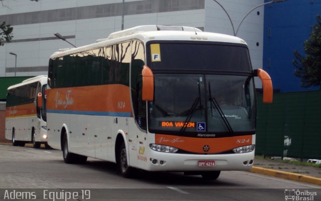 Viação Vale do Tietê 824 na cidade de São Paulo, São Paulo, Brasil, por Adems  Equipe 19. ID da foto: 1370780.