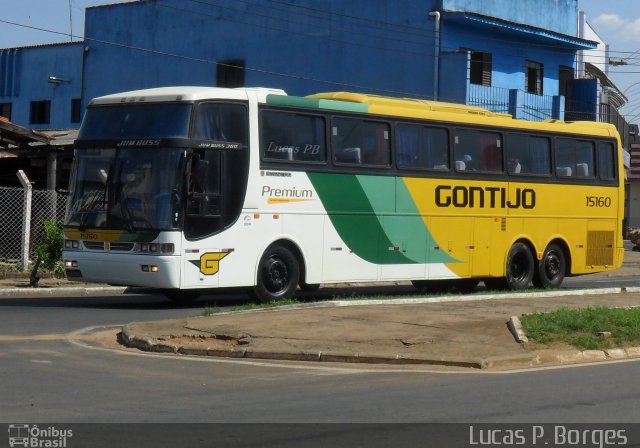 Empresa Gontijo de Transportes 15160 na cidade de Araxá, Minas Gerais, Brasil, por Lucas Borges . ID da foto: 1371159.