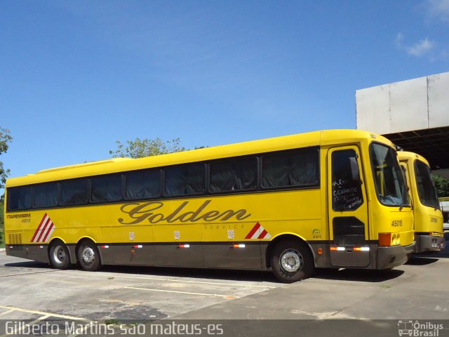 Viação Itapemirim 45015 na cidade de São Mateus, Espírito Santo, Brasil, por Gilberto Martins. Número da foto: #1373593.