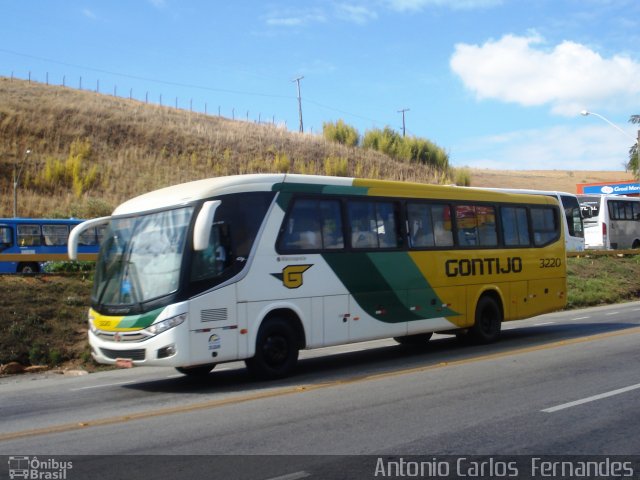 Empresa Gontijo de Transportes 3220 na cidade de João Monlevade, Minas Gerais, Brasil, por Antonio Carlos Fernandes. Número da foto: #1372072.