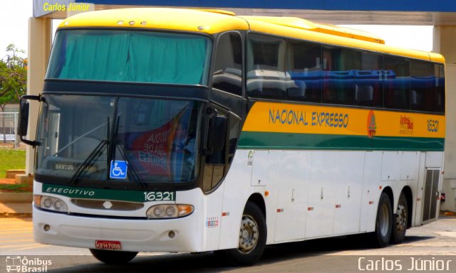 Nacional Expresso 16321 na cidade de Goiânia, Goiás, Brasil, por Carlos Júnior. Número da foto: #1373327.