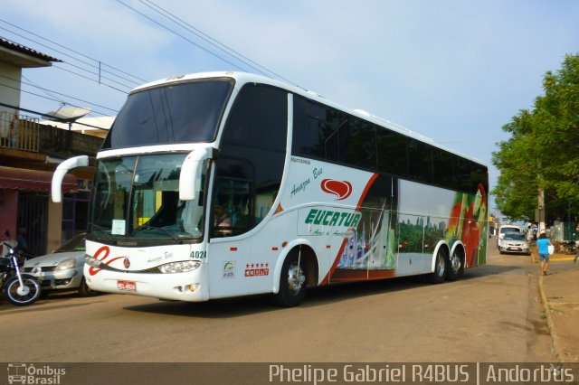 Eucatur - Empresa União Cascavel de Transportes e Turismo 4024 na cidade de Porto Velho, Rondônia, Brasil, por Phelipe Gabriel Campos de Souza. Número da foto: #1319985.