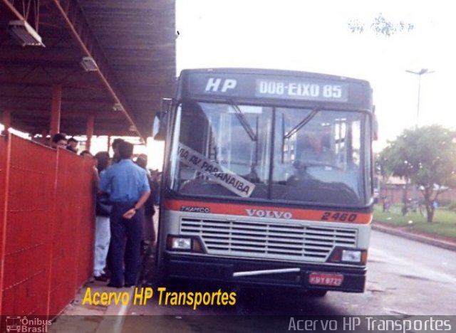 HP Transportes Coletivos 2460 na cidade de Goiânia, Goiás, Brasil, por Carlos Júnior. Número da foto: #1320618.