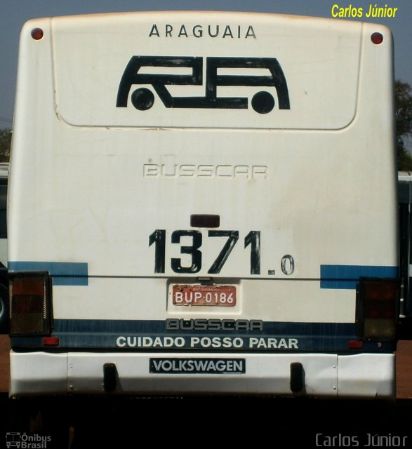 Rápido Araguaia 1371-0 na cidade de Goiânia, Goiás, Brasil, por Carlos Júnior. Número da foto: #1320585.