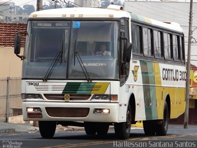 Empresa Gontijo de Transportes 3100 na cidade de Uberaba, Minas Gerais, Brasil, por Harllesson Santana Santos. ID da foto: 1374019.