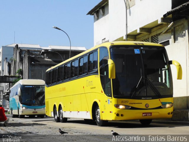 Viação Itapemirim 8089 na cidade de Rio de Janeiro, Rio de Janeiro, Brasil, por Alexsandro  Farias Barros. ID da foto: 1375396.