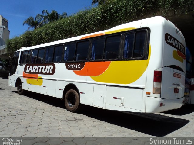 Saritur - Santa Rita Transporte Urbano e Rodoviário 14040 na cidade de Belo Horizonte, Minas Gerais, Brasil, por Symon Torres. Número da foto: #1374880.