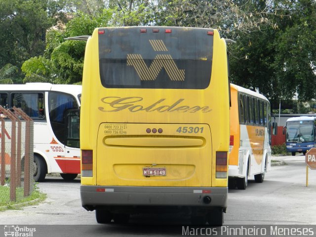 Viação Itapemirim 45301 na cidade de Vitória, Espírito Santo, Brasil, por Marcos Pinnheiro Meneses. Número da foto: #1375213.