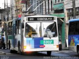 Viação Piracicabana Santos 5302 na cidade de Santos, São Paulo, Brasil, por Adam Xavier Rodrigues Lima. Número da foto: #1374557.