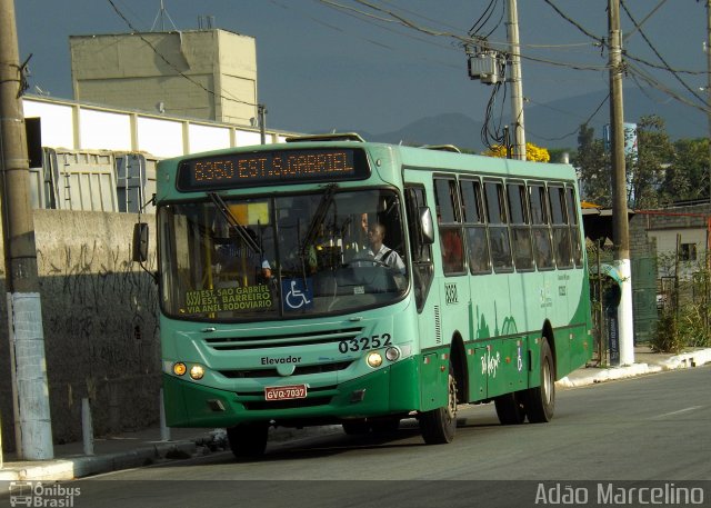 Sagrada Família Ônibus 03252 na cidade de Belo Horizonte, Minas Gerais, Brasil, por Adão Raimundo Marcelino. ID da foto: 1377329.