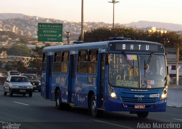 Belo Horizonte Transporte Urbano > Viação Real 40152 na cidade de Belo Horizonte, Minas Gerais, Brasil, por Adão Raimundo Marcelino. ID da foto: 1377266.