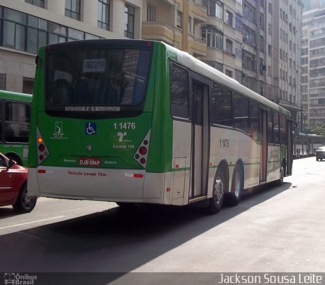 Viação Santa Brígida 1 1476 na cidade de São Paulo, São Paulo, Brasil, por Jackson Sousa Leite. Número da foto: #1377714.