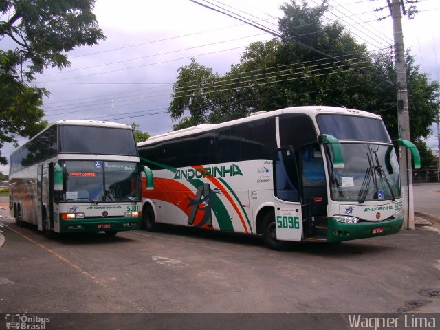 Empresa de Transportes Andorinha 5001 na cidade de Miranda, Mato Grosso do Sul, Brasil, por Wagner Lima. ID da foto: 1322067.