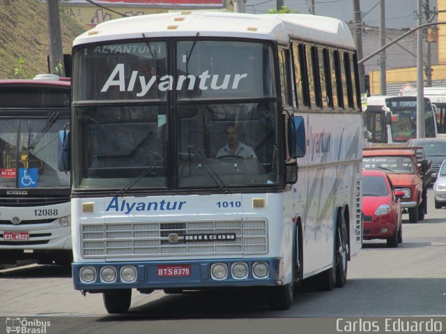 Alyantur Transporte e Turismo 1010 na cidade de Diadema, São Paulo, Brasil, por Carlos Eduardo. Número da foto: #1322801.