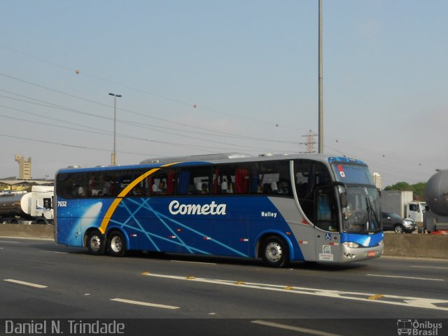 Viação Cometa 7632 na cidade de São Paulo, São Paulo, Brasil, por Daniel Nascimento  Trindade. ID da foto: 1321860.